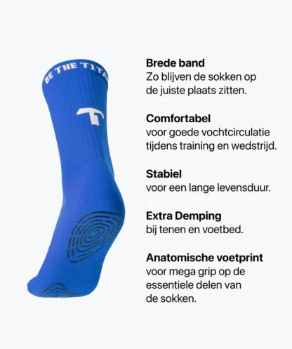 Sokken^T1TAN Grip Socks - blauw