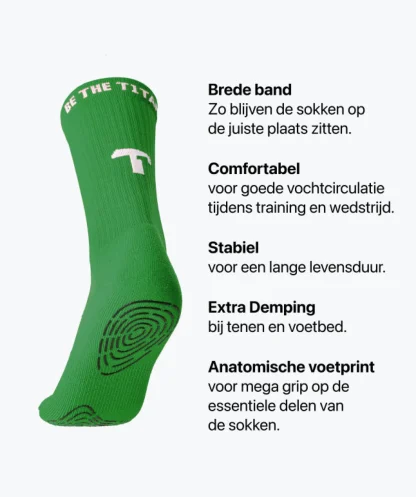 Sokken^T1TAN Grip Socks - groen