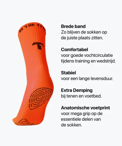 Sokken^T1TAN Grip Socks - oranje