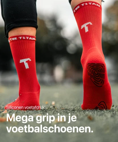 Sokken^T1TAN Grip Socks - rood