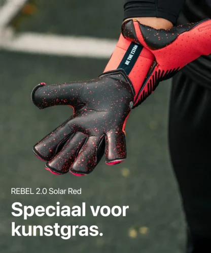 Rebel Collectie | Keepershandschoenen Voor Kinderen^T1TAN Rebel 2.0 Solar Red